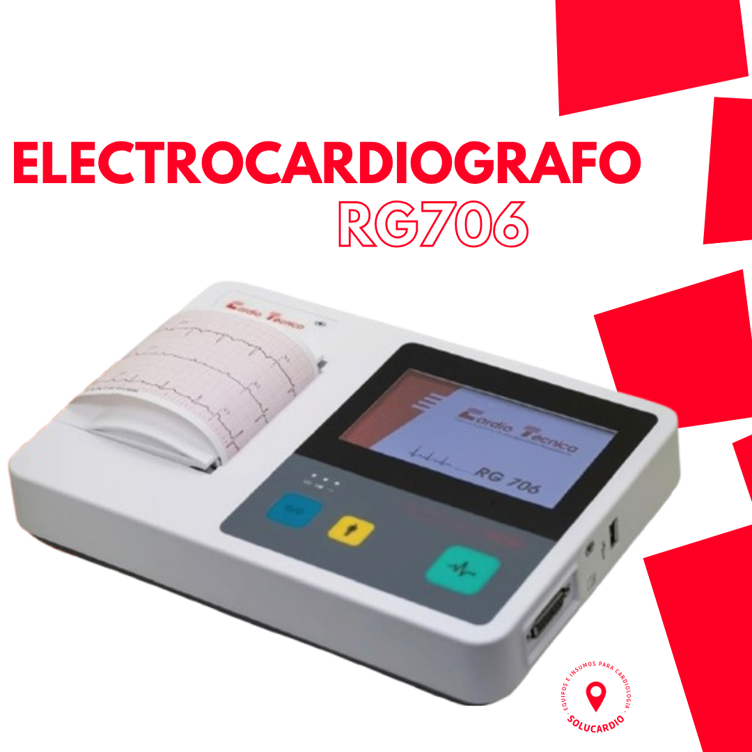 Electrocardiógrafo Cardiotécnica RG706